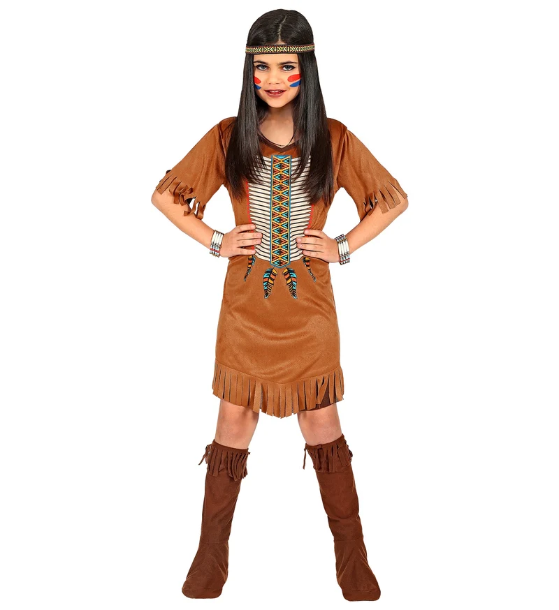 Indianen jurk meisje