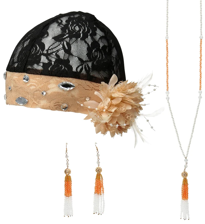 Flapper set voor dames