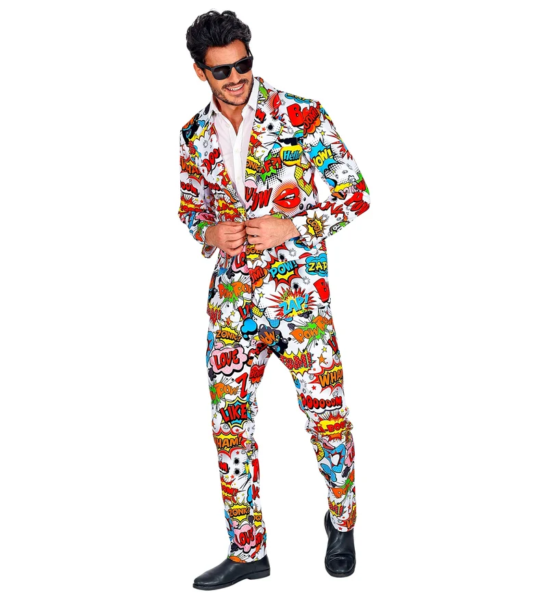 Pop art kostuum jaren 60 stijl