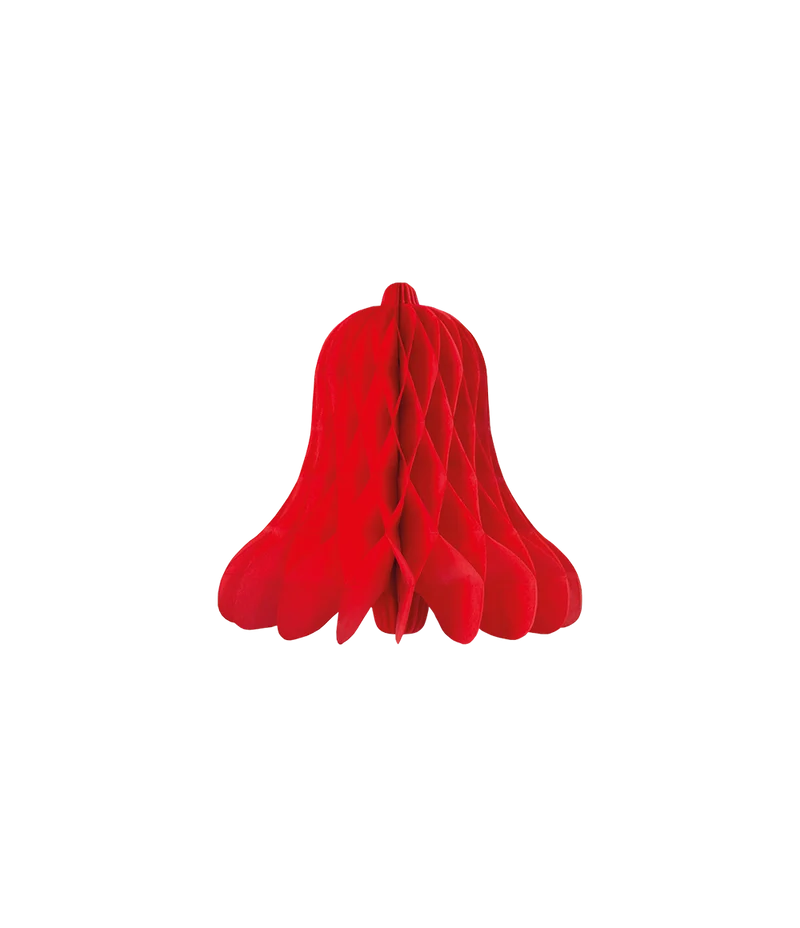 Kerstklok 30 cm - rood