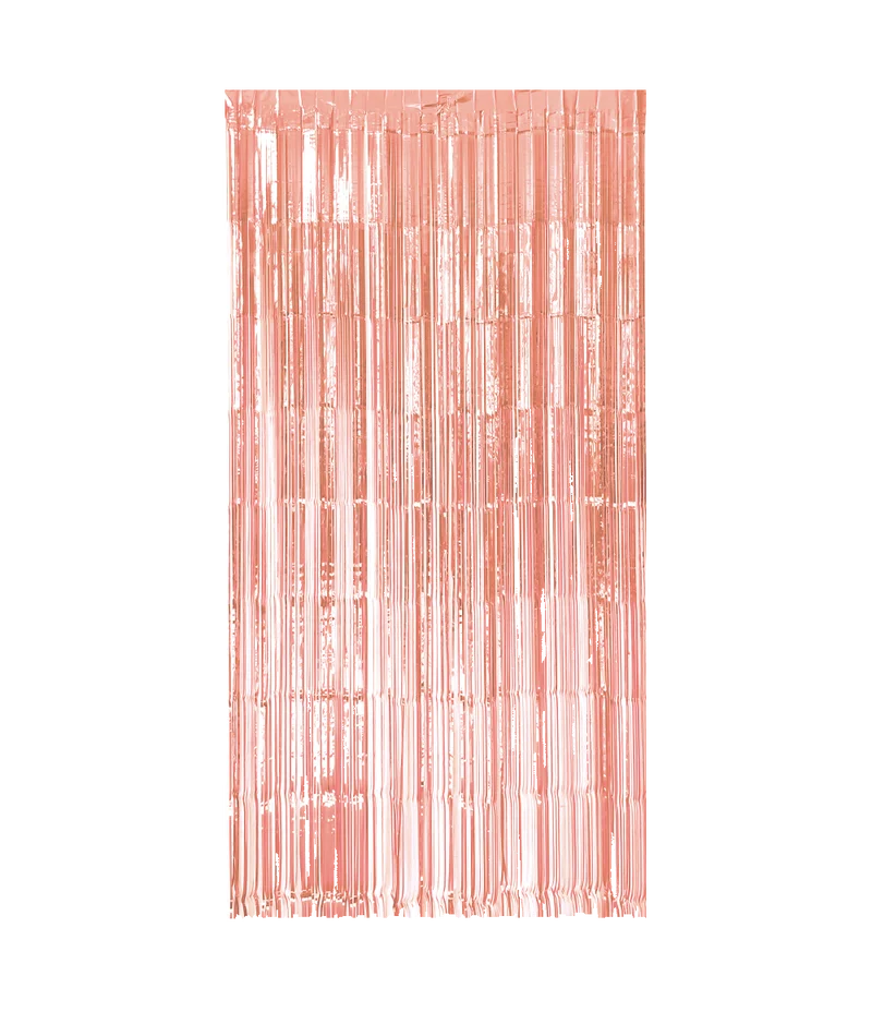 Foliegordijn - 200 x 100 cm - roségoud