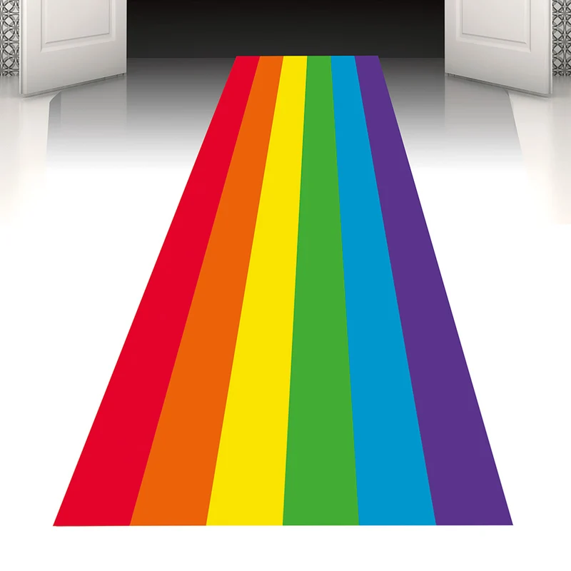 Regenboog loper - 4,5 m x 60 cm