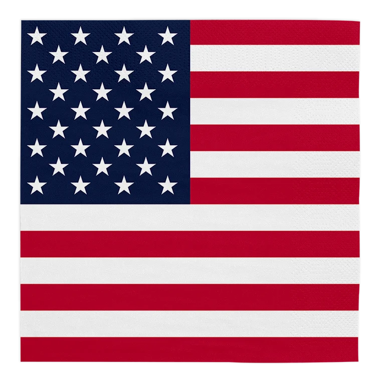 Amerika servetten - 20 stuks