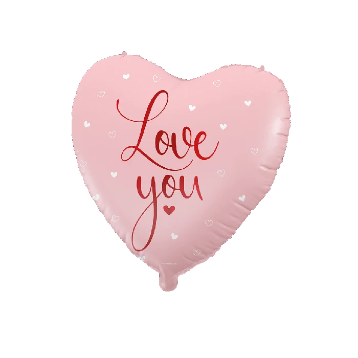 Folieballon hart - Love You - 60 cm