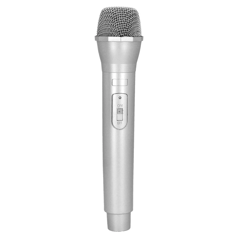 Party nep microfoon - zilver