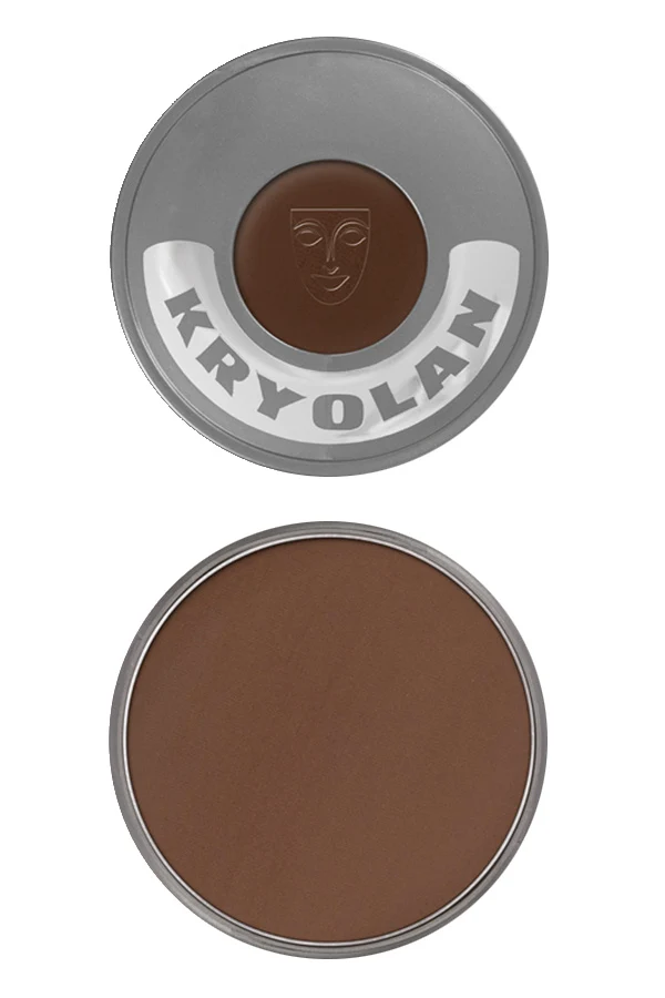 Kryolan Cake make-up 101 bruin schmink potje