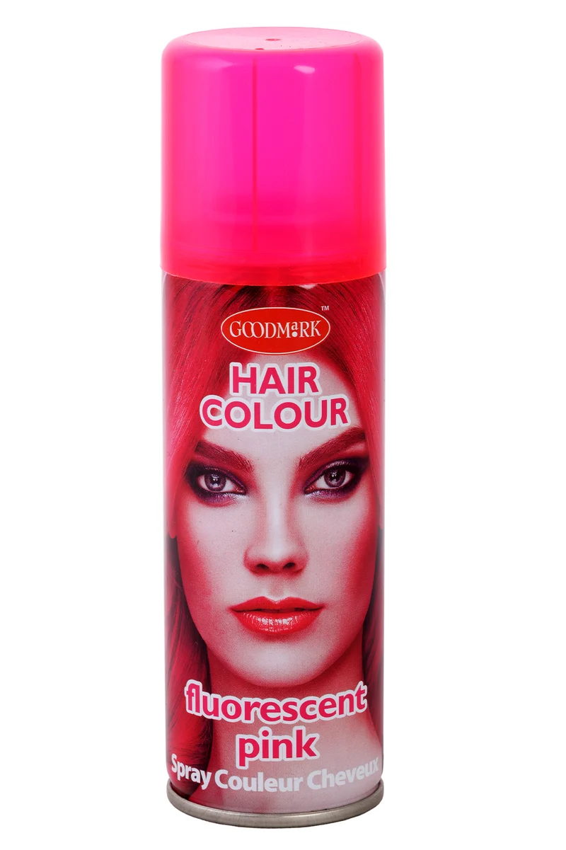 Haarspray fluor roze 125 ml | Goodmark