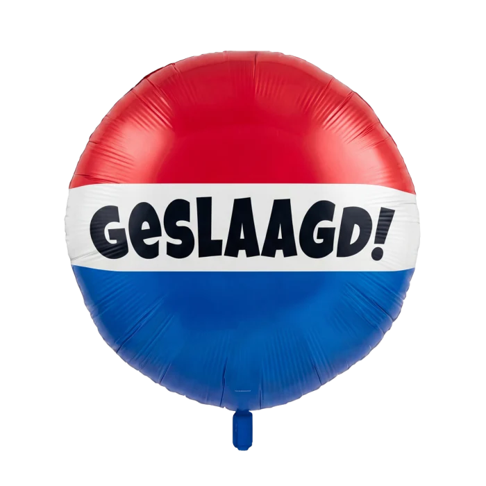 Geslaagd Folieballon XL - 74 cm