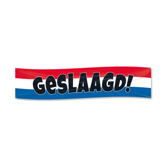 Geslaagd banner XXL - 180 cm
