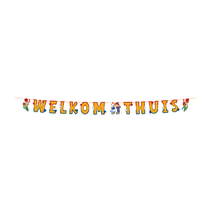 Welkom thuis letterslinger - 3 meter