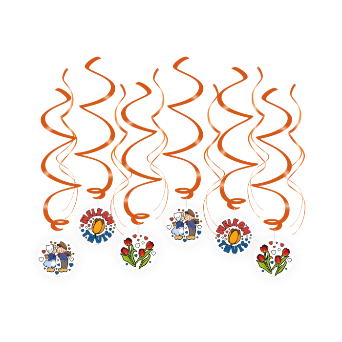 Welkom thuis Swirl slingers - 6 stuks