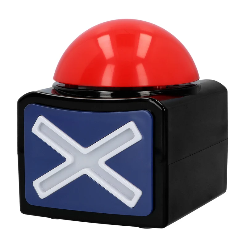 Party buzzer met geluid (quizknop)