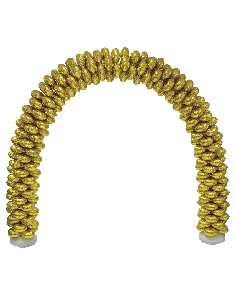 Ballonboog goud 300 x 220 cm met 70 folieballonnen