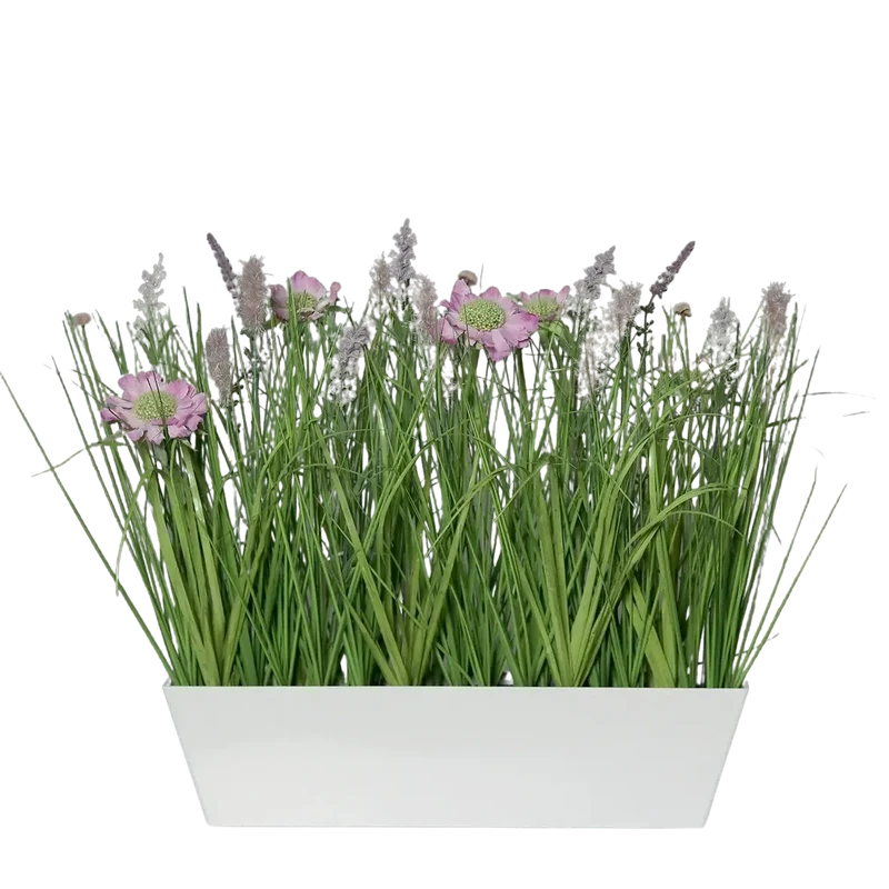 Assortiment kunstweide bloemen - Kunzang | 41 cm