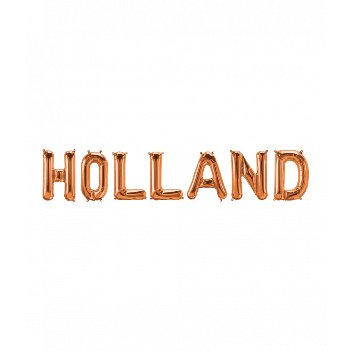 Folieballon HOLLAND - 40 cm - oranje