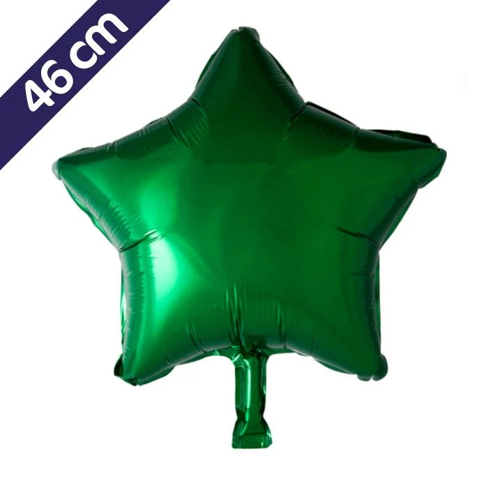 Ster Folieballon - 46 cm - groen