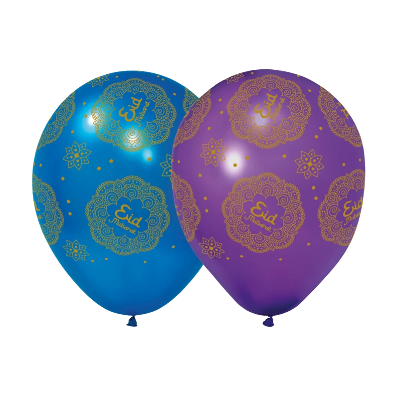 Ballonnen - 6 stuks - 30 cm - Eid Mubarak