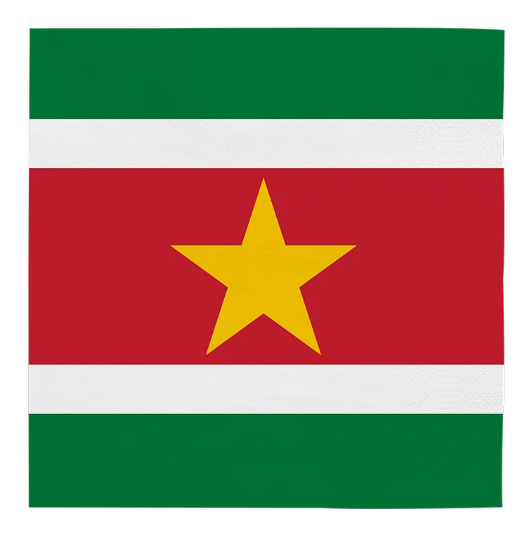 Suriname servetten - 20 stuks