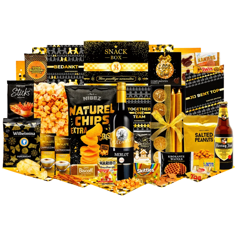 Gouden Wijn, Bier & Cappuccino Box