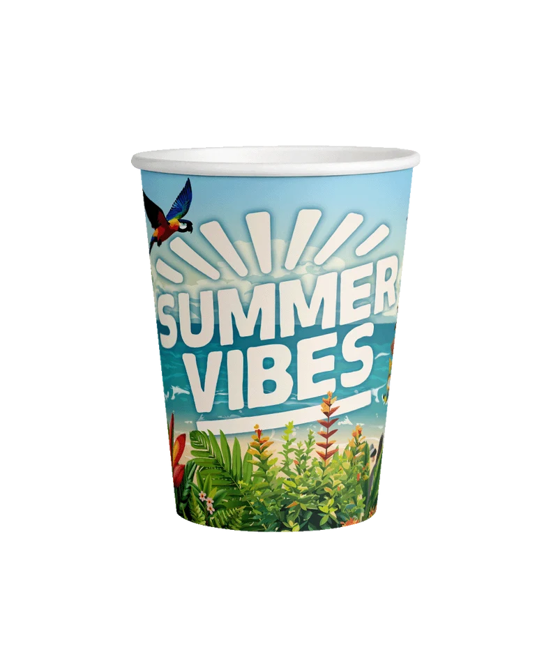 Summer Vibes bekers - 8 stuks