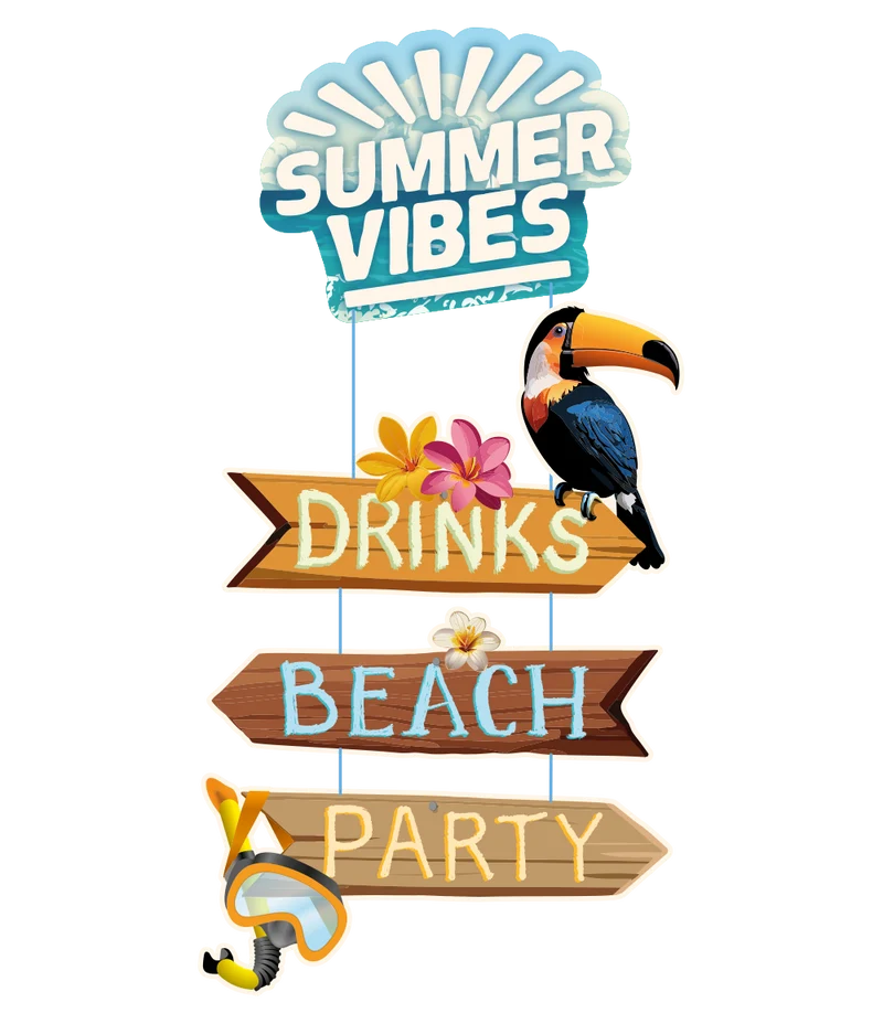 Summer Vibes deurhanger
