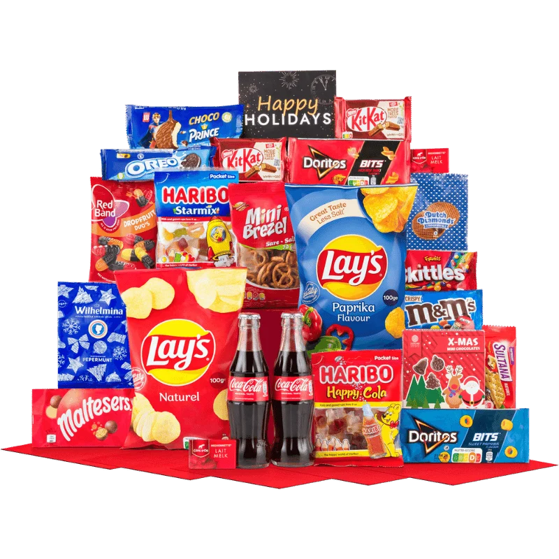 Feestelijke Snoepmix Deluxe Kerstpakket Compleet