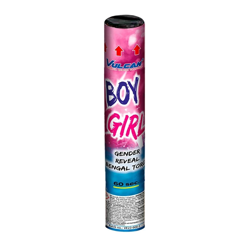 Gender Reveal bengaalse fakkel - roze