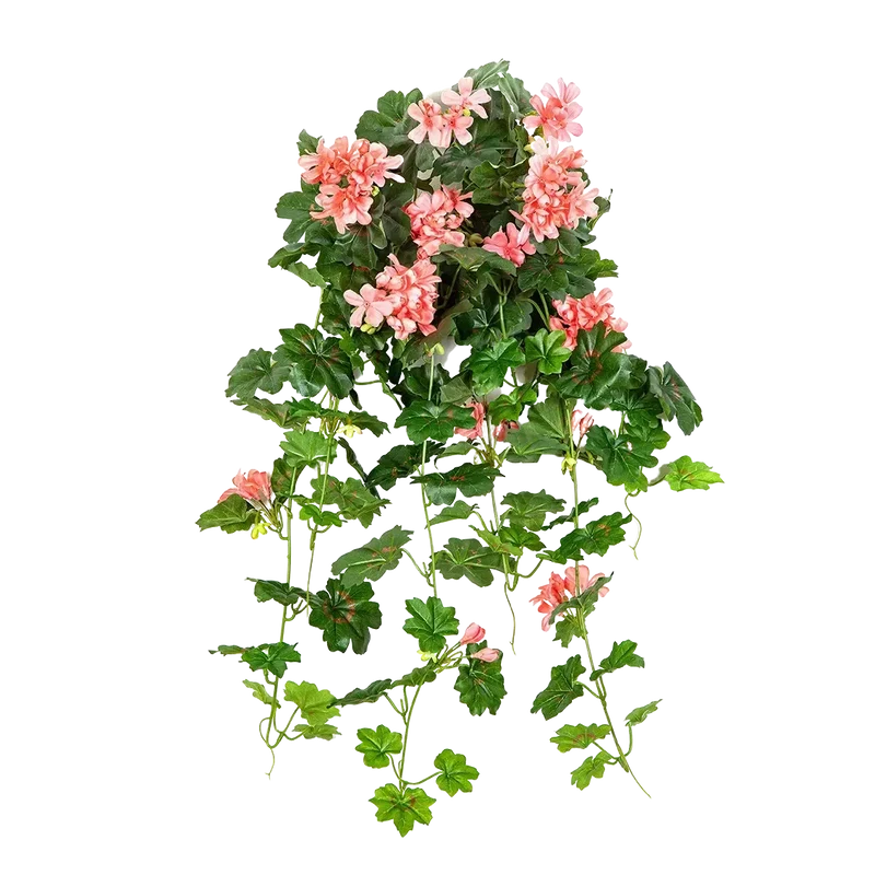 Kunst hangende geranium - Adam | 72 cm