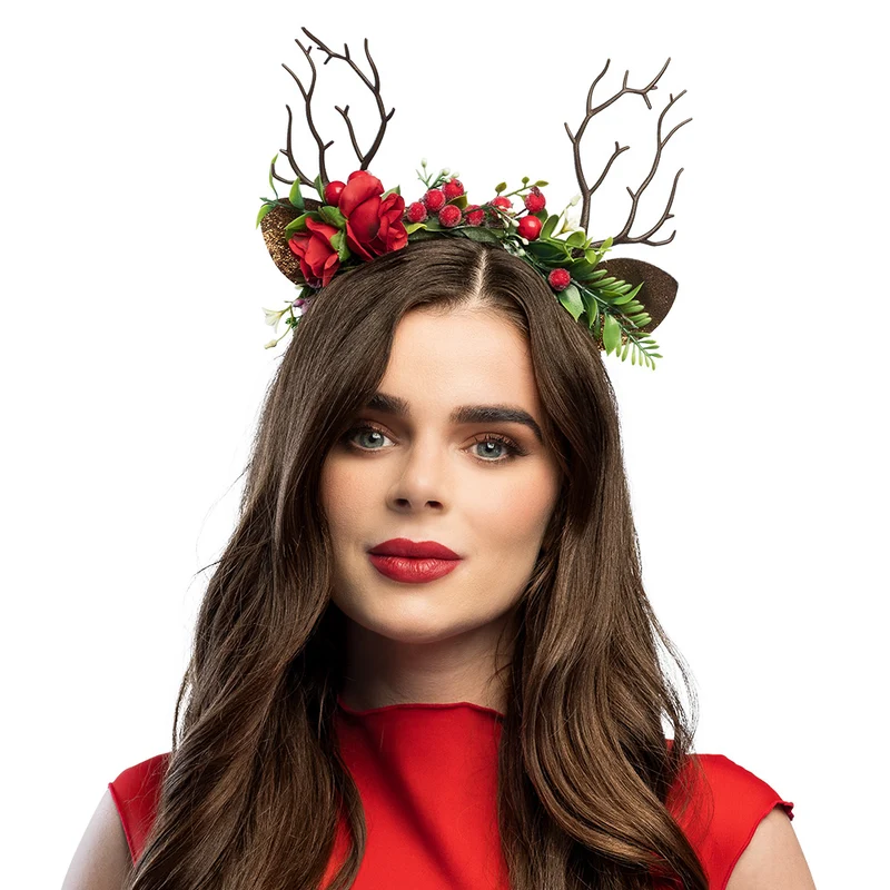 Diadeem Rendiergewei - feestelijk