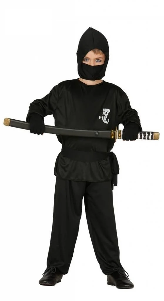 Ninja pakje kind zwart budget