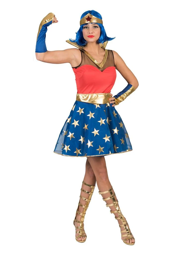 Superwoman jurk voor dames