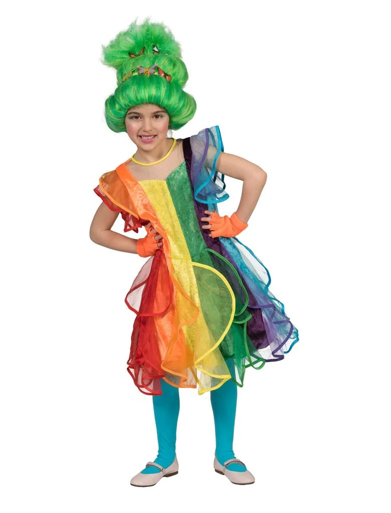 Regenboog jurkje voor kinderen
