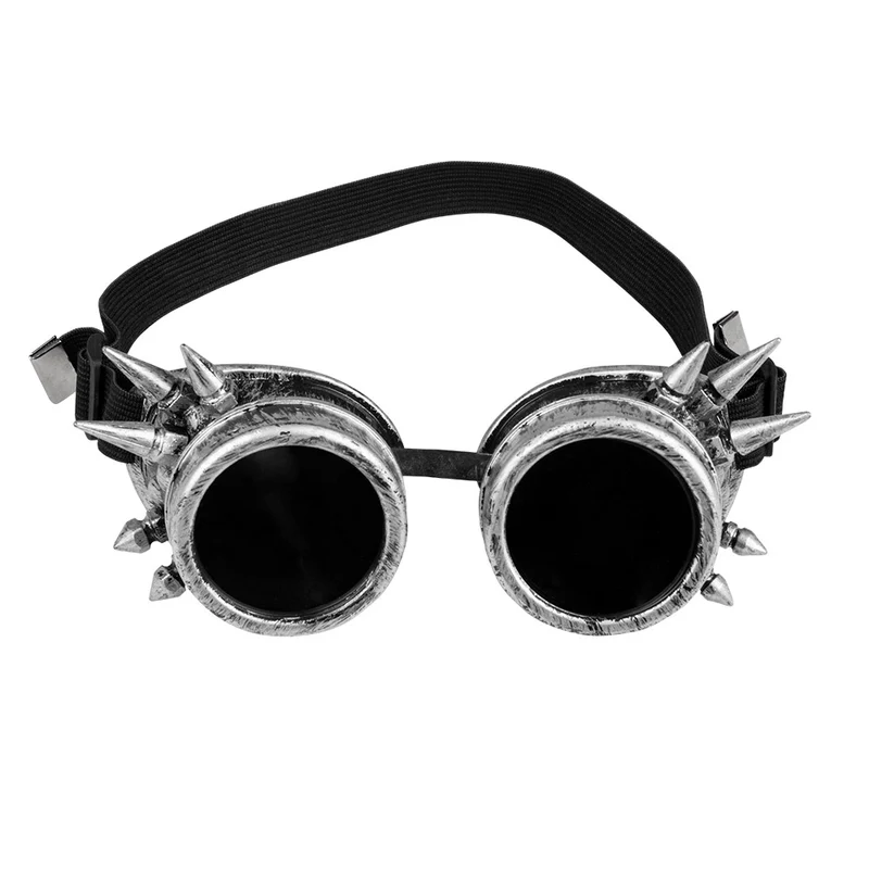 Bril Steampunk Cyberpunk zilver