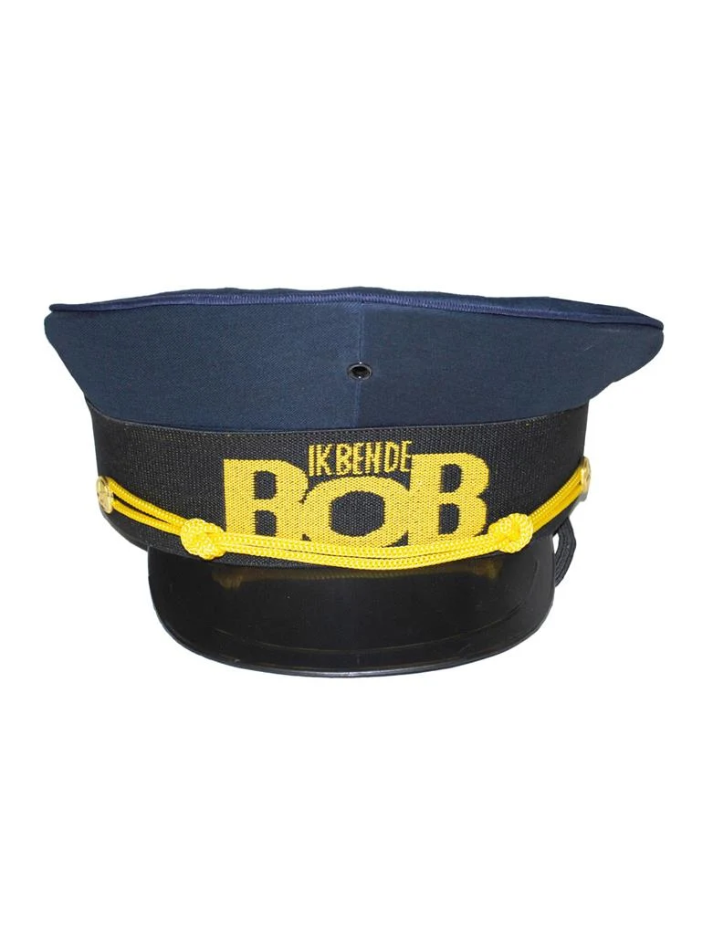 Pet Ik ben de Bob blauw met gele opdruk voor dames