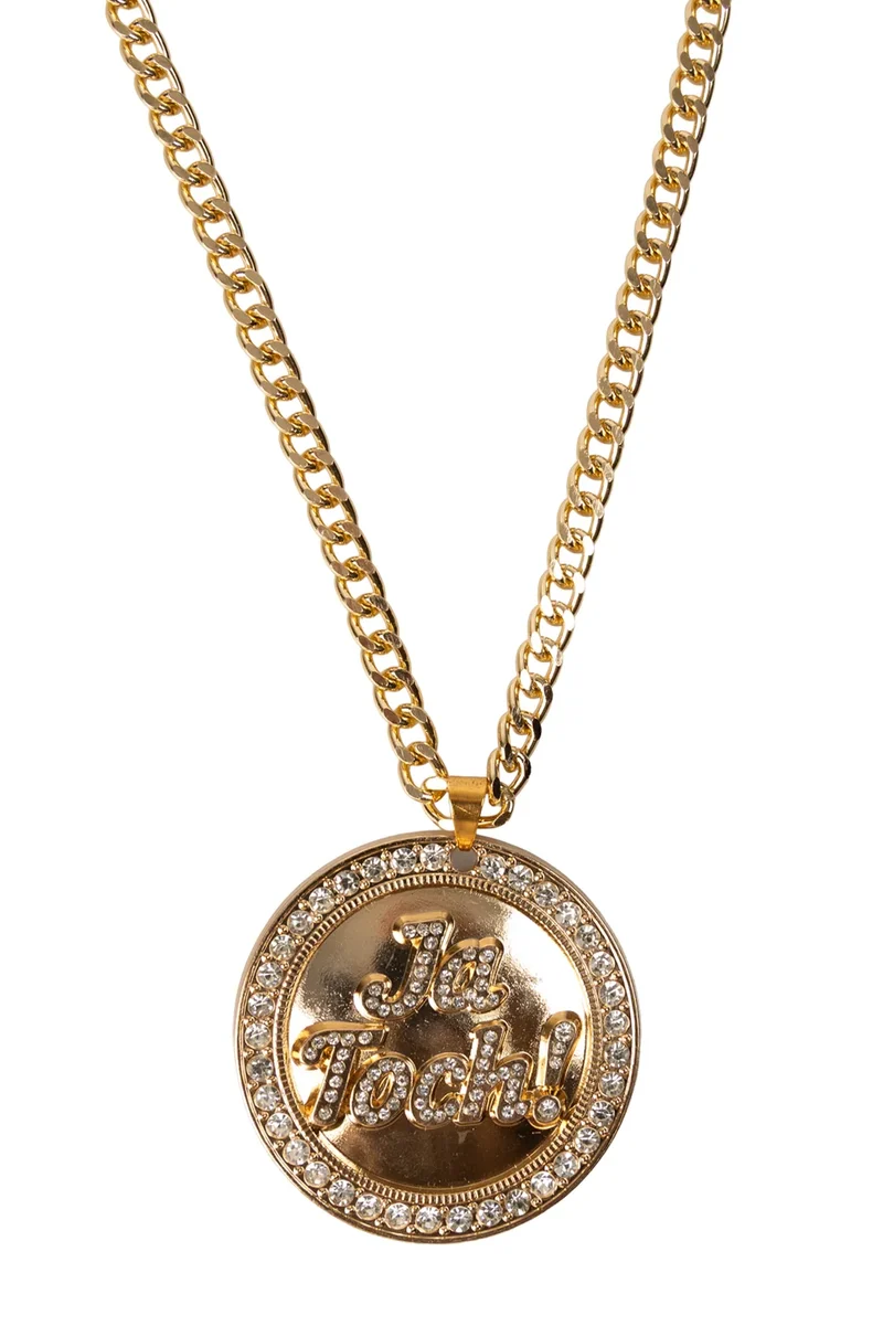 Ketting Ja Toch goud met steentjes dames en heren
