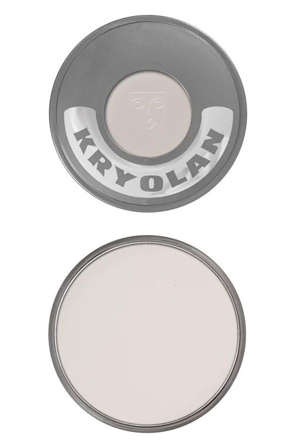 Kryolan cake make-up 070 wit rond doosje schmink