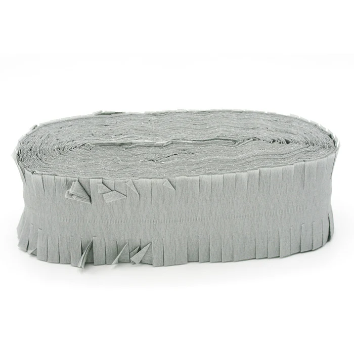 Crêpeslinger - 24 meter - zilver
