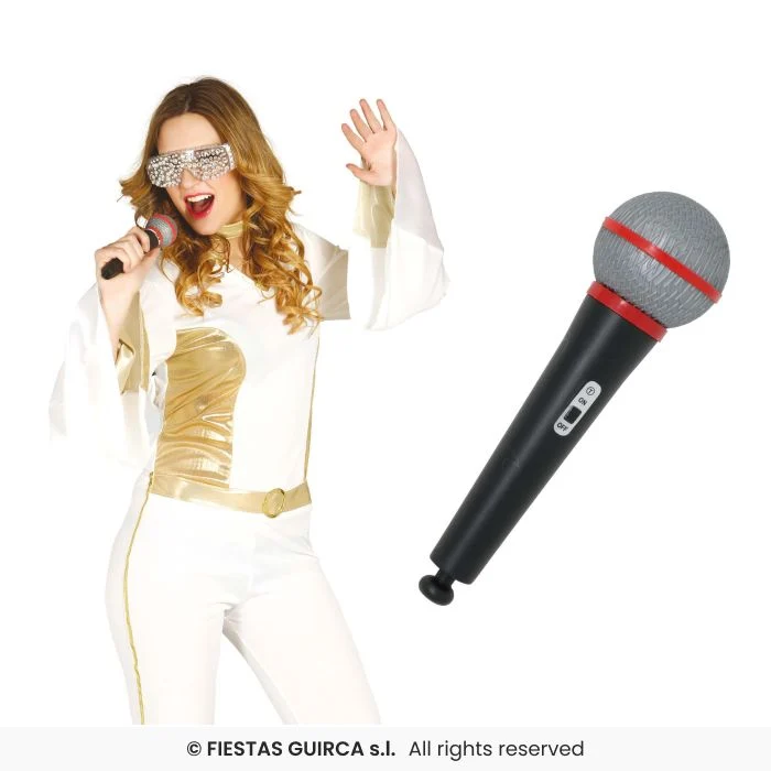 Microfoon Karaoke Zwart/Rood