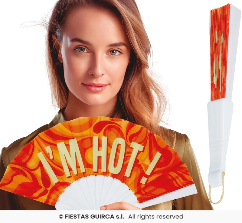 Waaier Oranje I'm Hot