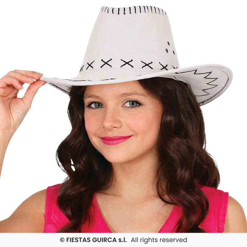 Western Cowboyhoed Wit Kind – White Rider