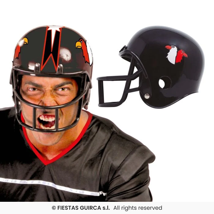 Footballer Helm Zwart