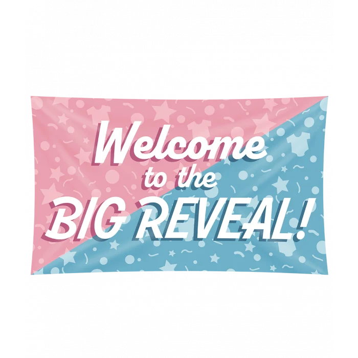 Vlag Gender Reveal - 90 x 150 cm