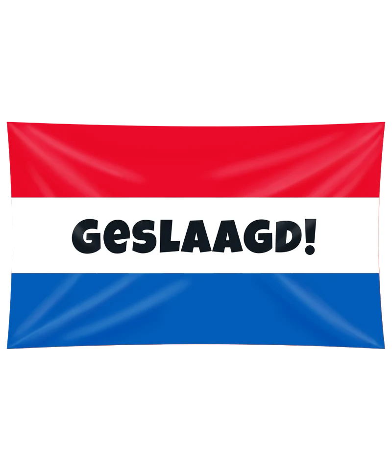 Gevelvlag Geslaagd - 90 x 150 cm