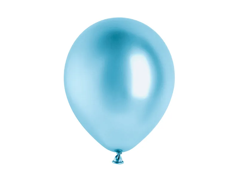 Ballonnen Shiny Luxe Ice Blue (10st)