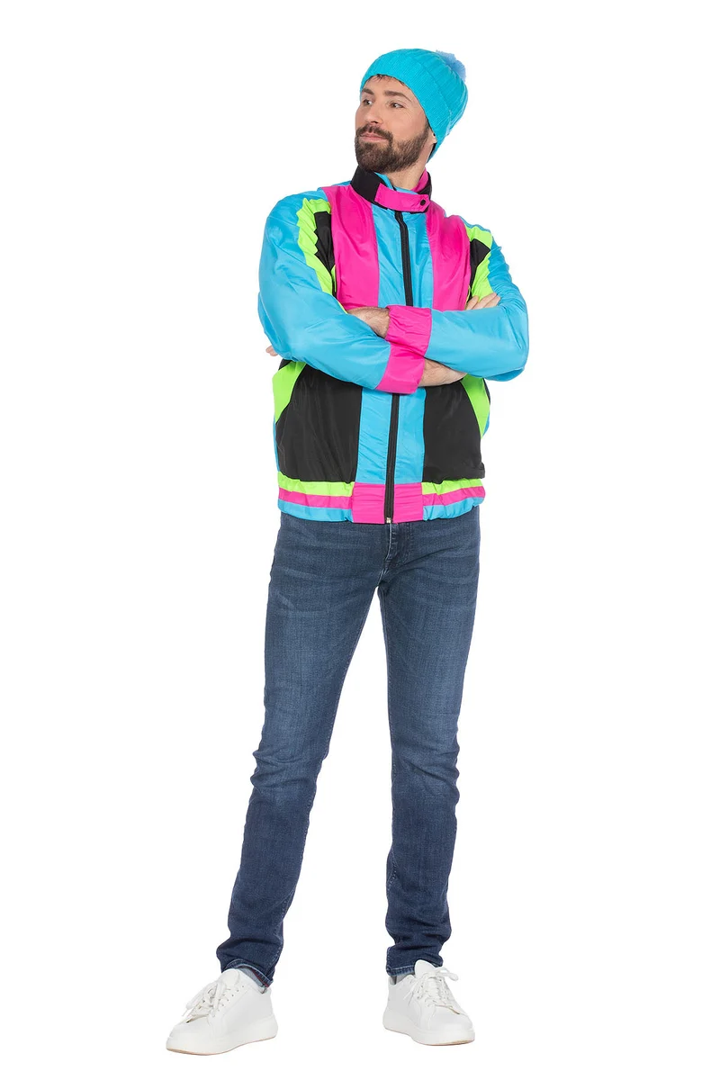 Neon/Zwart Retro Trainingsvest Fabian