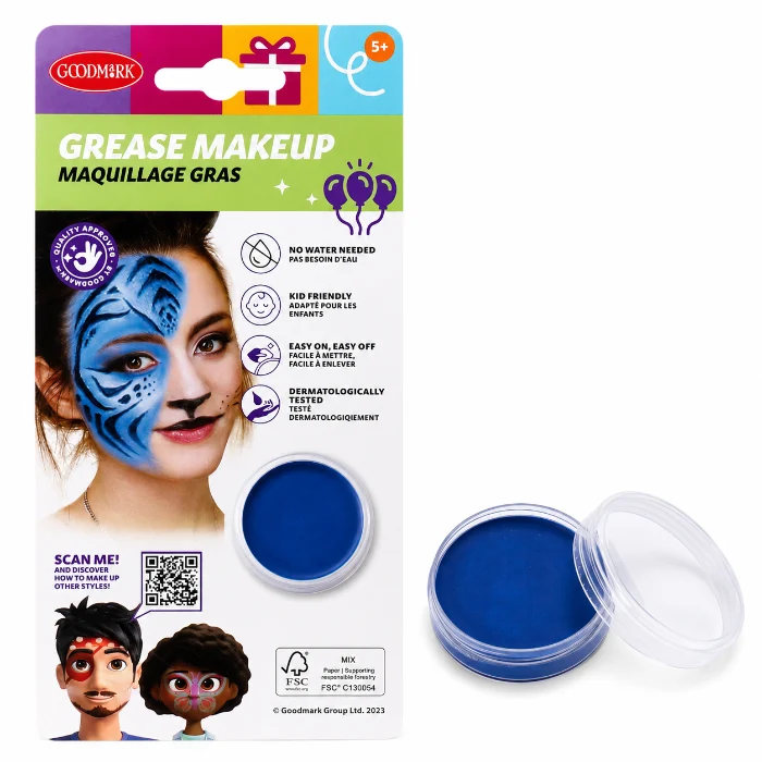 Make-up blauw oliebasis 14 gram