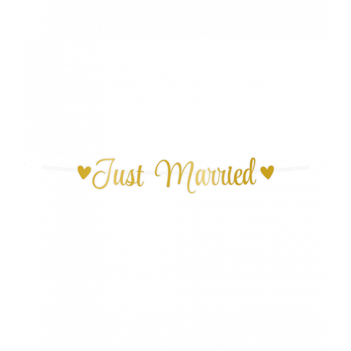 Just Married letterslinger - 3 meter