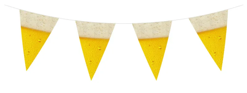 Vlaggenlijn / slinger - 10 meter - Bier vlaggetjes