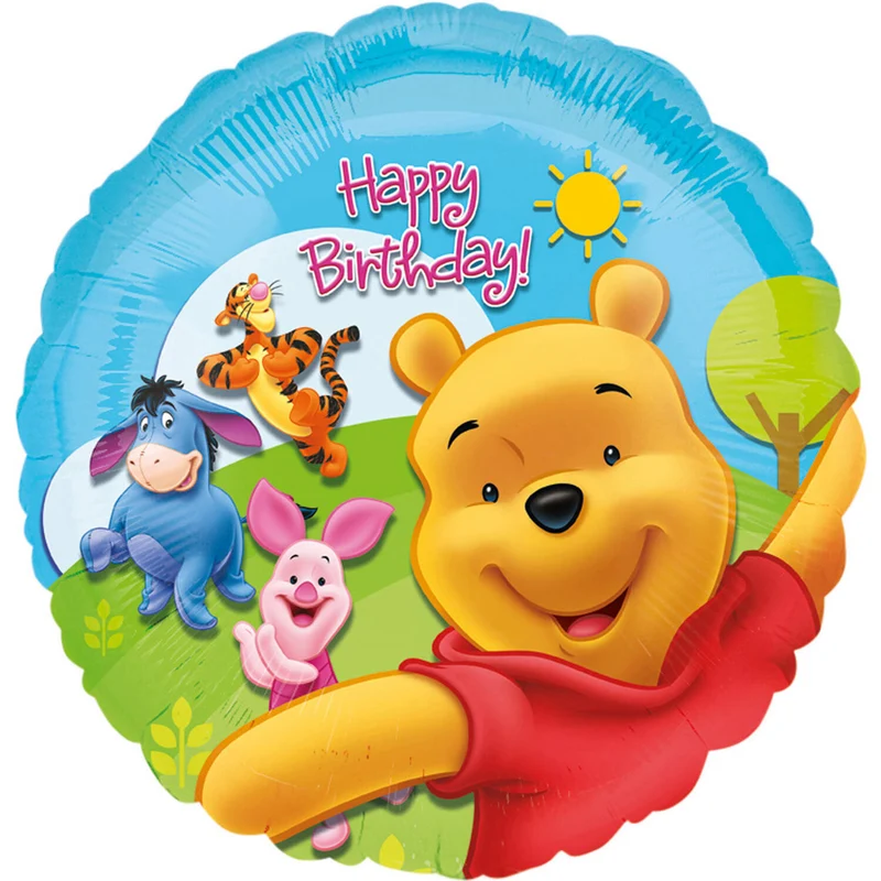 Folieballon Winnie The Pooh 'Happy Birthday' Sunny