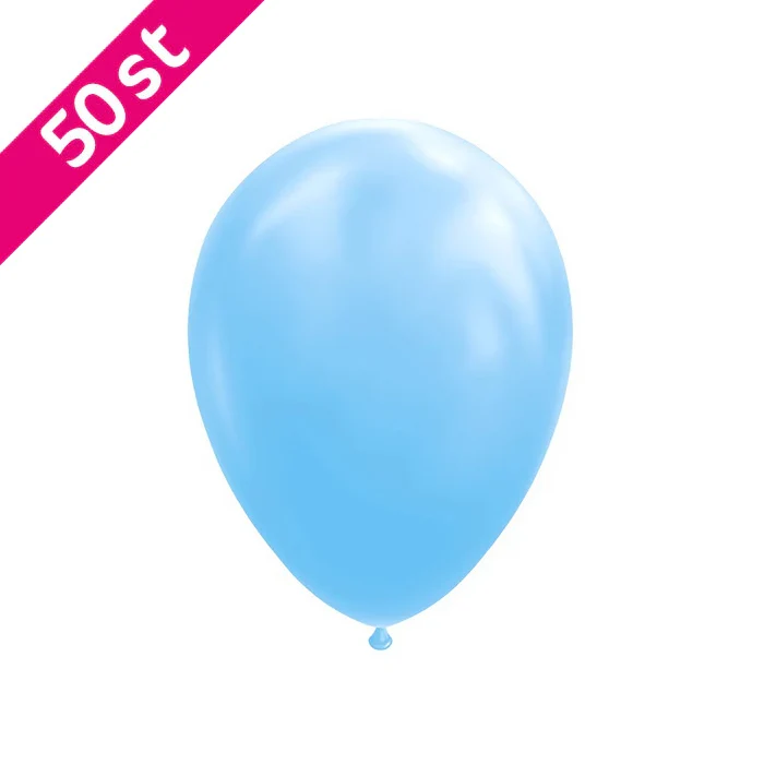 Ballonnen - 50 stuks - 30 cm - licht blauw